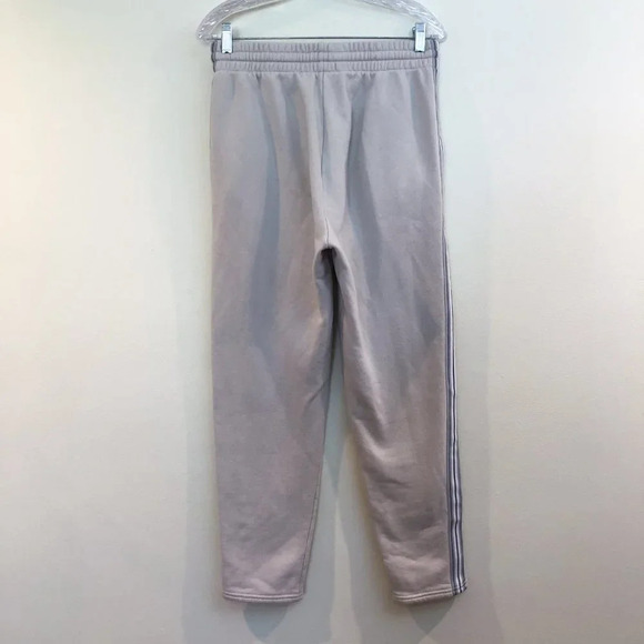 TNA Aritzia Cream Neutral Drawstring Athleisure Loungewear Piped Sweatpants M - Picture 7 of 10